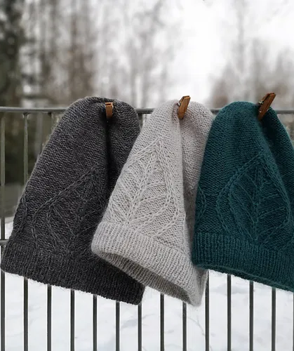 Poppelit Beanie, Suvis.Knits, suomenkielinen neuleohje (pdf)