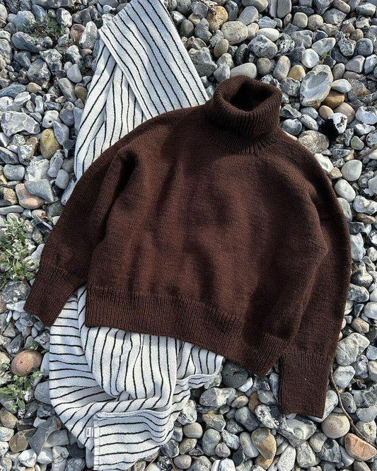 PetiteKnit Chestnut Sweater (FI) - neuleohje suomeksi