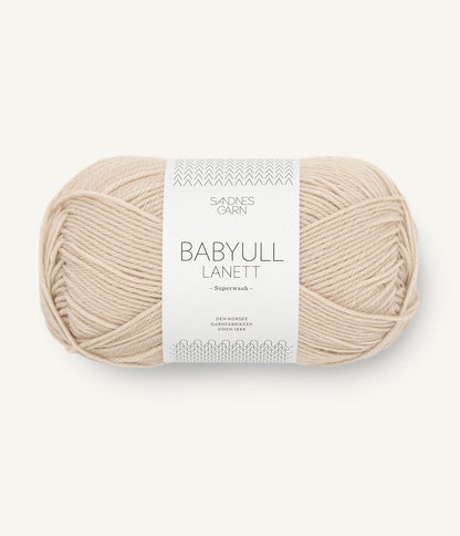 Beige Sandnes Garn Babyull Lanett