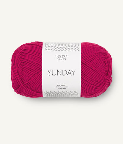Sandnes Garn Sunday -lankakerä, Jazzy-Pink