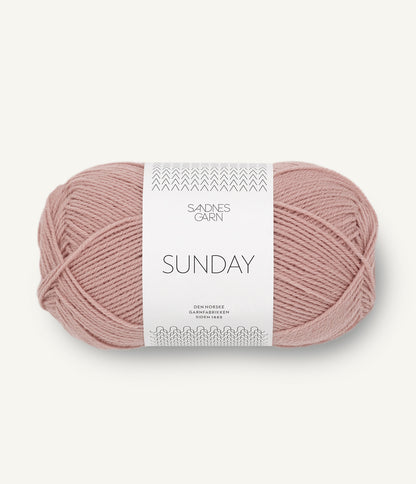 Sandnes Garn Sunday -lankakerä, Stovet-rose