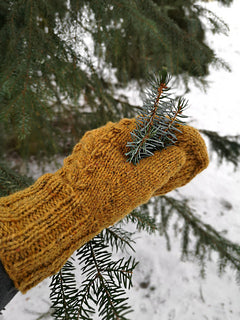 Silmut -Mittens (knitting pattern)