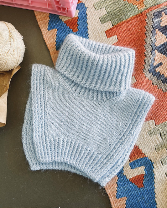 PetiteKnit Terrazzo Neck Junior (FI, LAPSET) - lasten neuleohje suomeksi