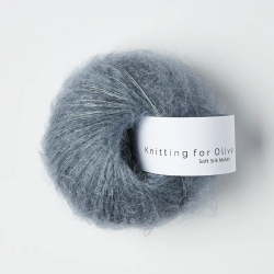 knitting for olive soft silk mohair_dusty petroleum blue