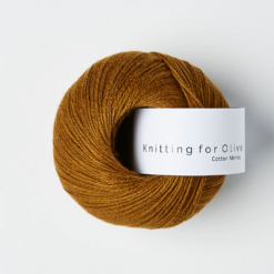 Knitting for Olive CottonMerino Ocher Brown