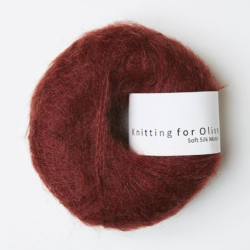 Knitting for Olive soft silk mohair_Claret