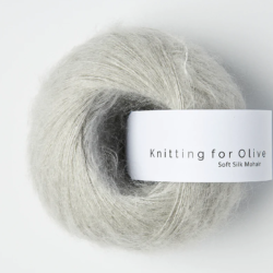 Knitting for Olive soft silk mohair_Pearl Grey