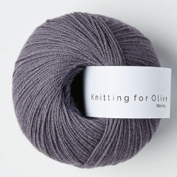 knitting for olive merino dusty violette