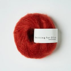 knitting for olive soft Silk mohair_pomgranate